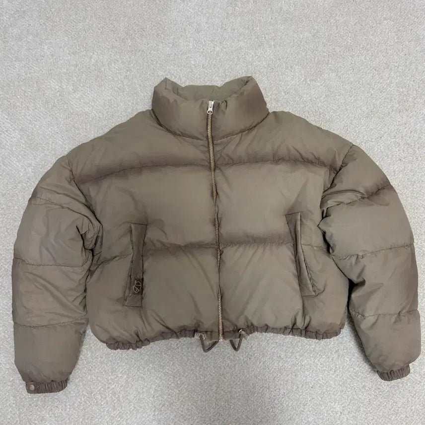 [BUNJANG] Soft Seoul Duck Down Short Padded Jacket (Beige) / 소프트서울 덕다운 숏패딩 베이지컬러