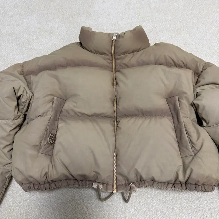 [BUNJANG] Soft Seoul Duck Down Short Padded Jacket (Beige) / 소프트서울 덕다운 숏패딩 베이지컬러