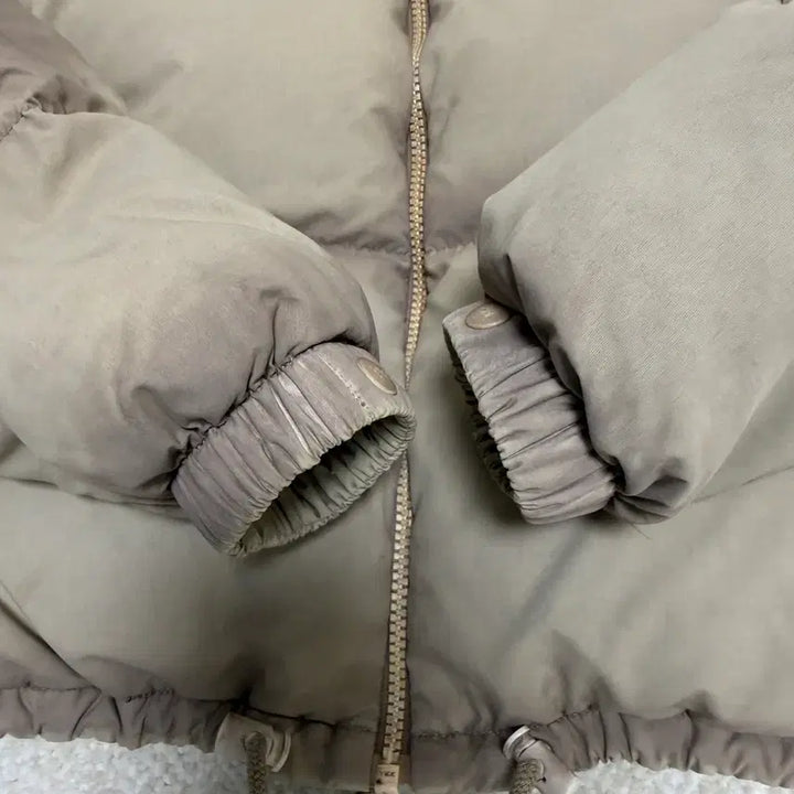 [BUNJANG] Soft Seoul Duck Down Short Padded Jacket (Beige) / 소프트서울 덕다운 숏패딩 베이지컬러