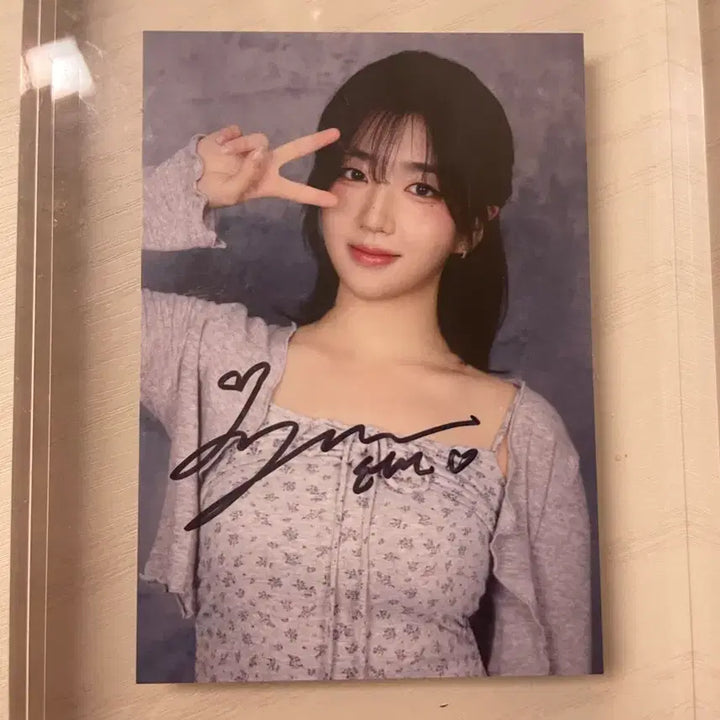 [BUNJANG] tripleS Park Sohyun Wave Gift Signed Postcard / 트리플에스 박소현 콘서트 엽서 웨이브기프트 싸인 엽서 양도