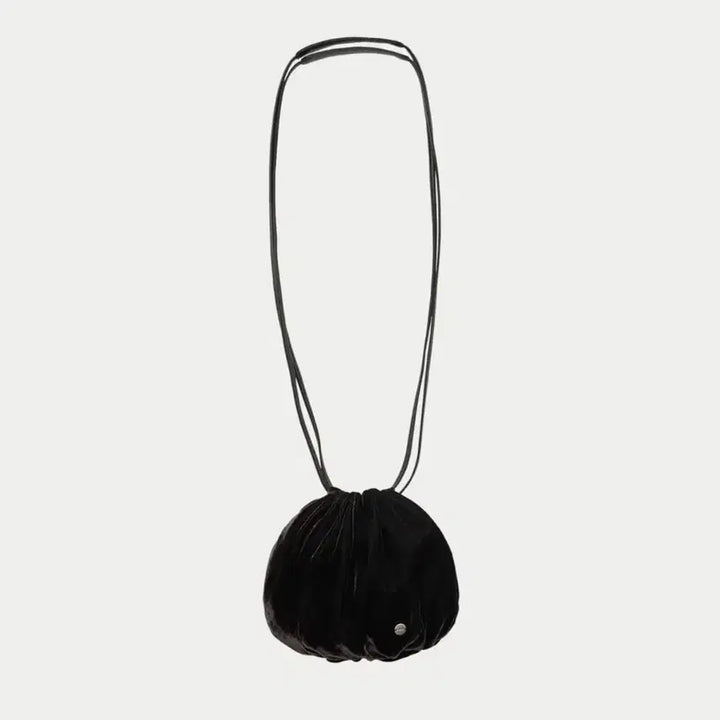 [BUNJANG] AMOMENTO Velvet Mini Bag Dark Brown / 아모멘토 벨벳 미니 백 다크브라운