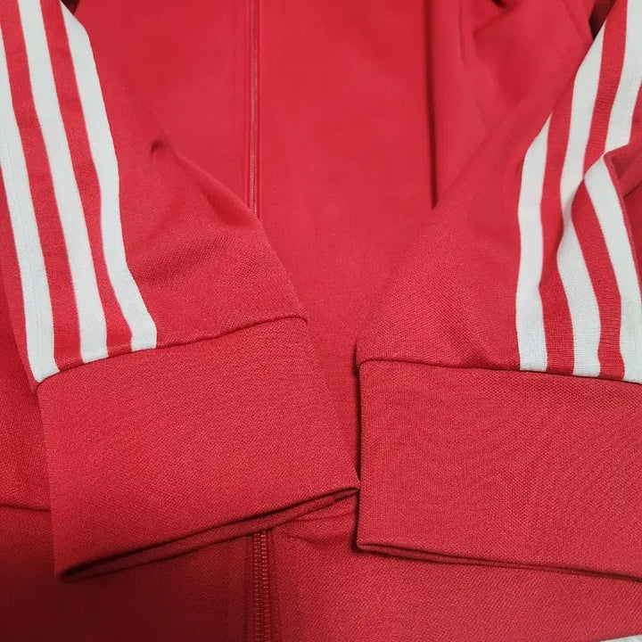 [BUNJANG] Adidas Red Tri-Stripe Track Jacket / 아디다스 빨간색 삼선 트랙 자켓