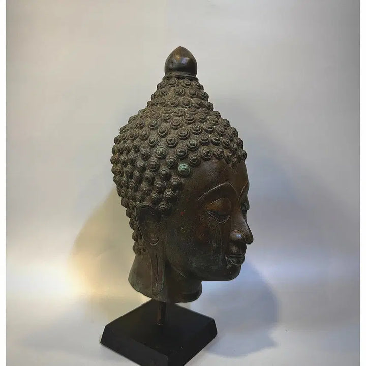 [BUNJANG] Antique Bronze Buddha Head / 앤티크 청동 불두