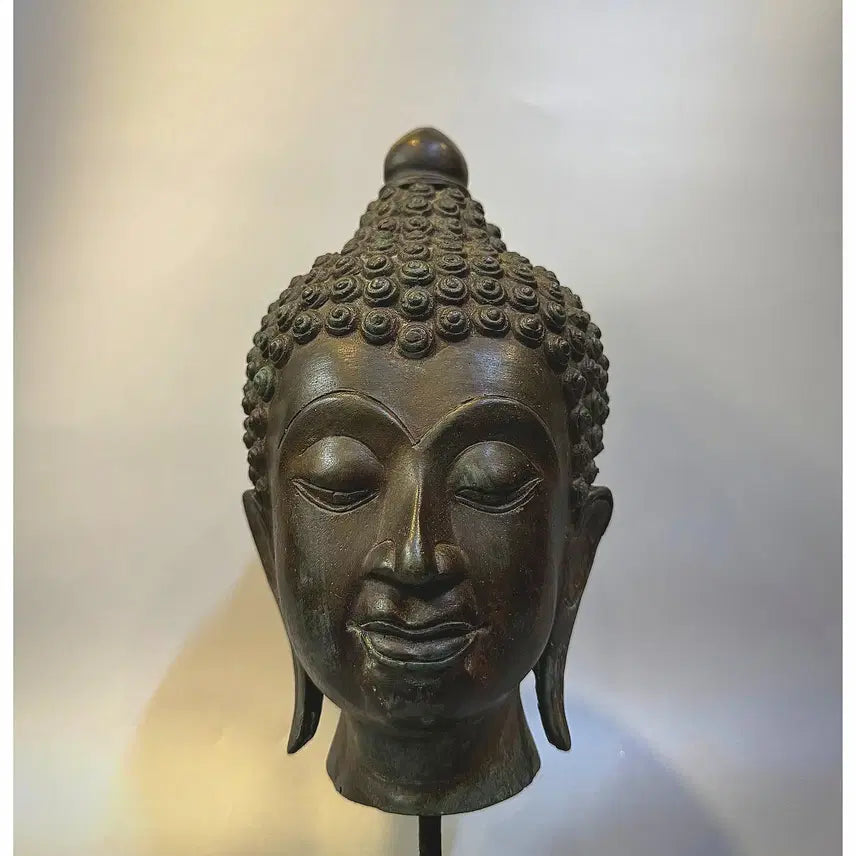 [BUNJANG] Antique Bronze Buddha Head / 앤티크 청동 불두