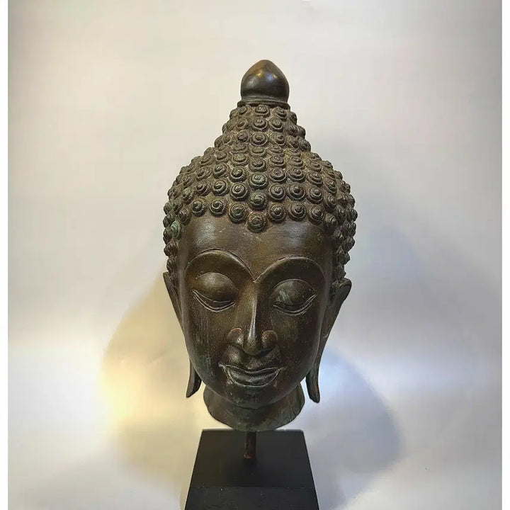 [BUNJANG] Antique Bronze Buddha Head / 앤티크 청동 불두