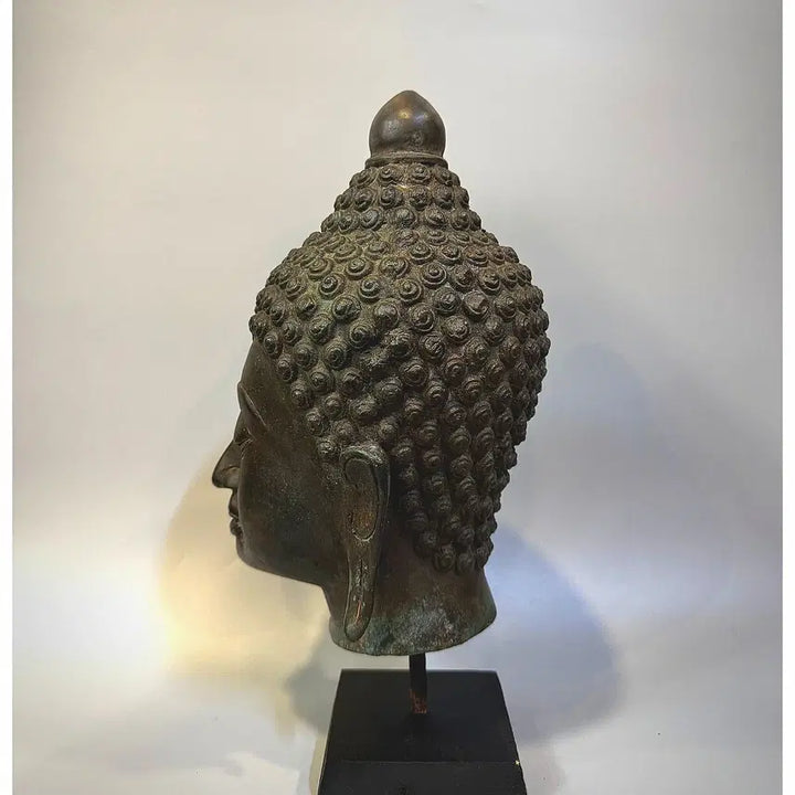 [BUNJANG] Antique Bronze Buddha Head / 앤티크 청동 불두