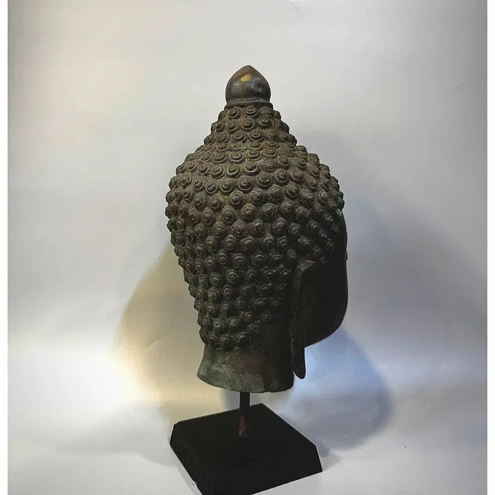 [BUNJANG] Antique Bronze Buddha Head / 앤티크 청동 불두