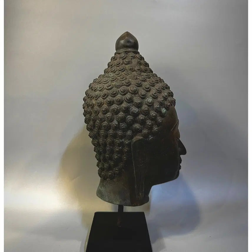 [BUNJANG] Antique Bronze Buddha Head / 앤티크 청동 불두