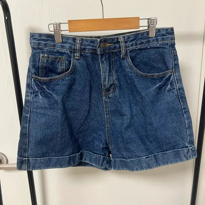 [BUNJANG] Denim Rolled-Up Shorts / 청반바지 데님 롤업 반바지 5464