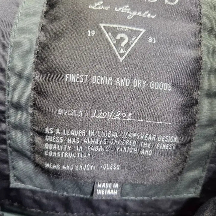 [BUNJANG] GUESS Men's Padded Jacket Black / GUESS 남성 패딩 점퍼 블랙