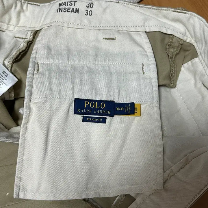 [SOLD OUT] (1회착) 폴로 랄프로렌 디스트레드 패치워크 치노 30x30