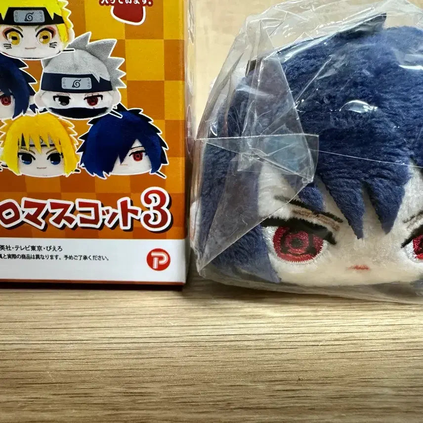 [BUNJANG] Naruto Tsum Tsum Sasuke Sharingan Plush Doll / 나루토 쯔무 포테코로 사륜안 사스케 인형