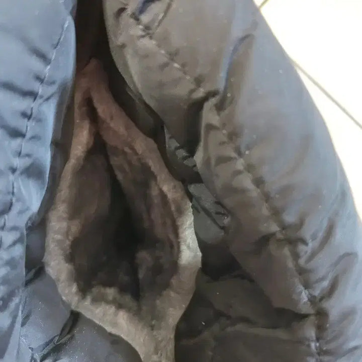 [BUNJANG] Black Padded Long Boots / 블랙 패딩 롱 부츠