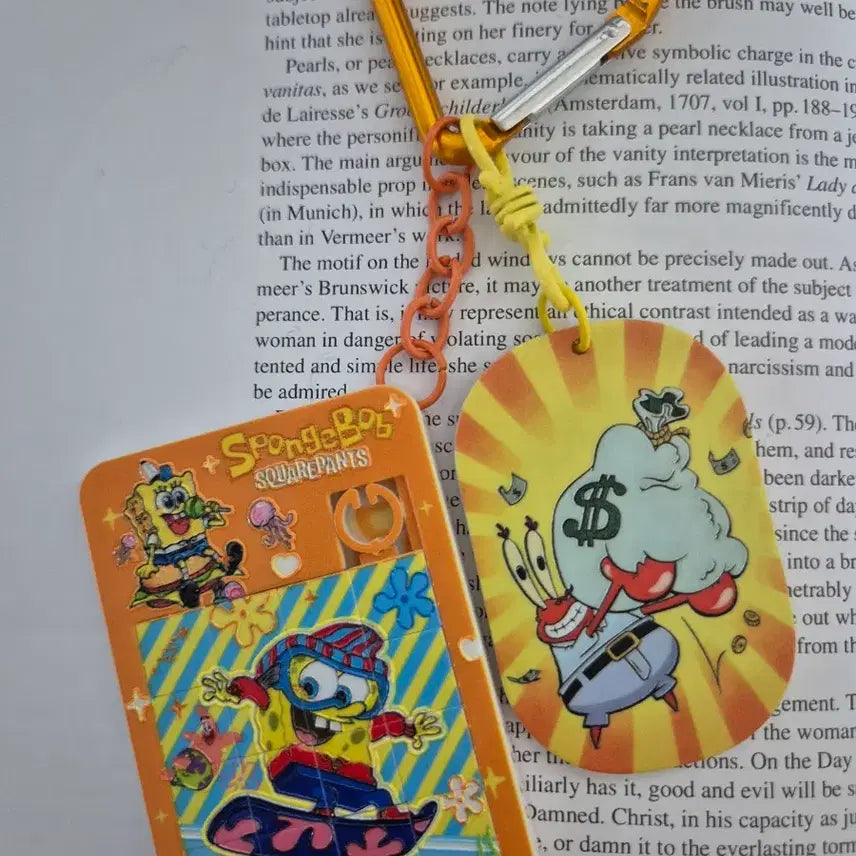[BUNJANG] Spongebob Squarepants Puzzle Keychain / 스폰지밥 캐릭터 퍼즐 키링