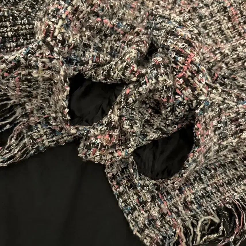 [BUNJANG] Vintage Tweed Wool Blend Warmer Muffler / 빈티지 트위드 울 블렌드 워머 머플러