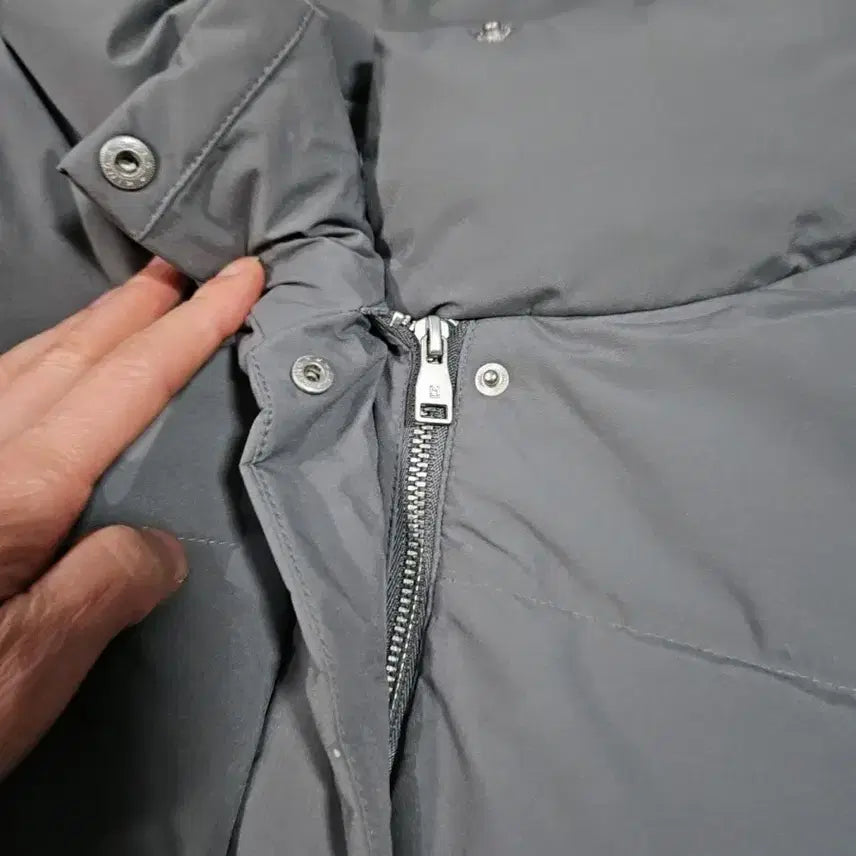 [BUNJANG] PROJECT M Khaki Gray Duck Down Padding Jacket / [미착용 새상품] PROJECT M 카키그레이 오리털 패딩