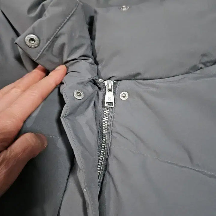 [BUNJANG] PROJECT M Khaki Gray Duck Down Padding Jacket / [미착용 새상품] PROJECT M 카키그레이 오리털 패딩