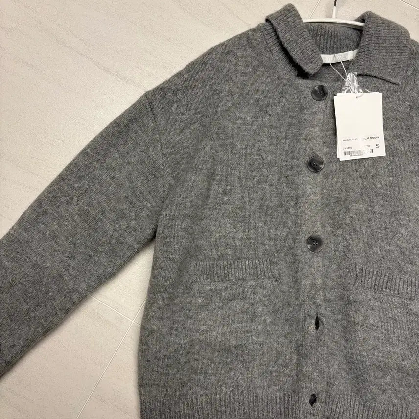 [BUNJANG] Drawfit Women's Mini Cable Cardigan / 드로우핏 여성 미니 케이블 가디건