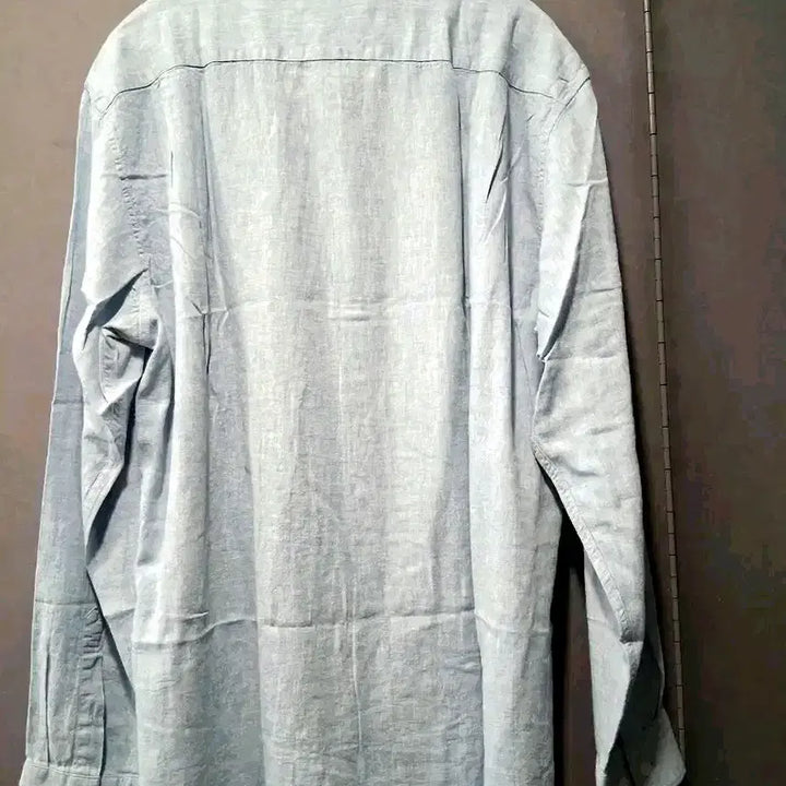 [BUNJANG] Basic Sky Blue Long Sleeve Shirt / 기본 셔츠 하늘색 긴팔