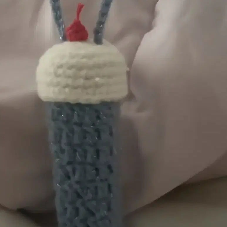 [BUNJANG] Soda Handmade Crochet Lip Case / 뜨개소다립케이스