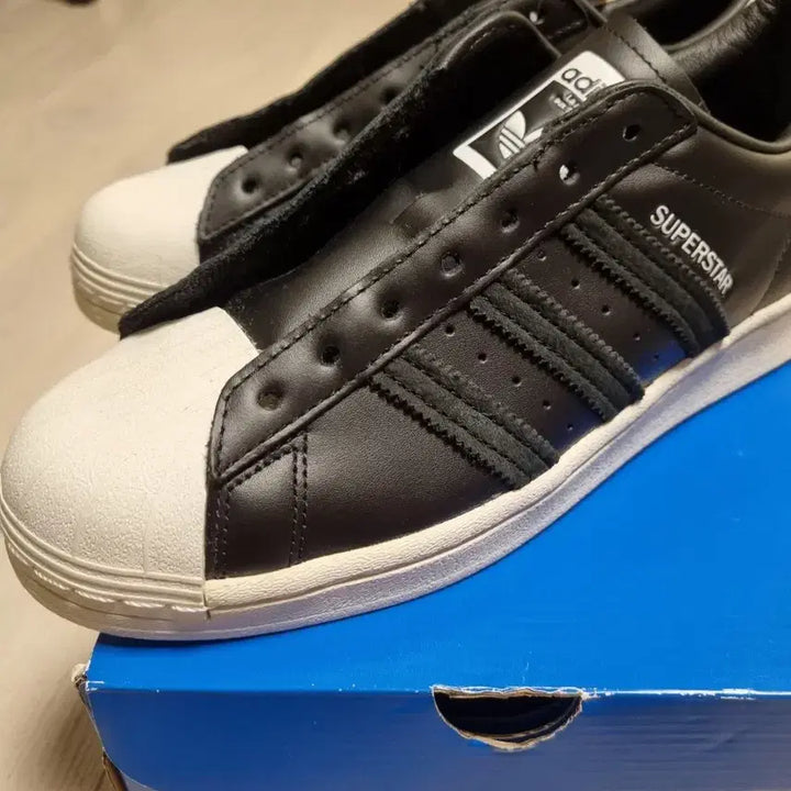 [BUNJANG] Adidas Superstar Core Black Sneakers / 아디다스 슈퍼스타 코어 블랙