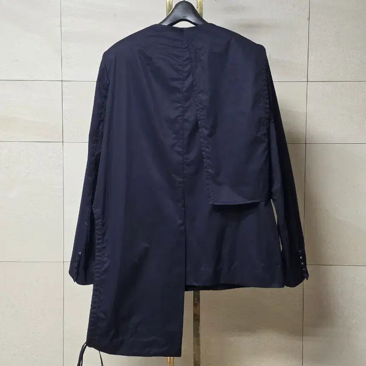 [BUNJANG] 문탄(MOONTAN) 언밸런스 코튼 자켓 네이비 / 문탄(MOONTAN) 언밸런스 코튼 자켓 네이비