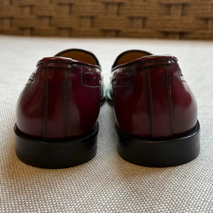 [BUNJANG] LORENZO BANFI 33th Burgundy Tassel Loafers / [36/230] LORENZO BANFI 33th 버건디 태슬로퍼