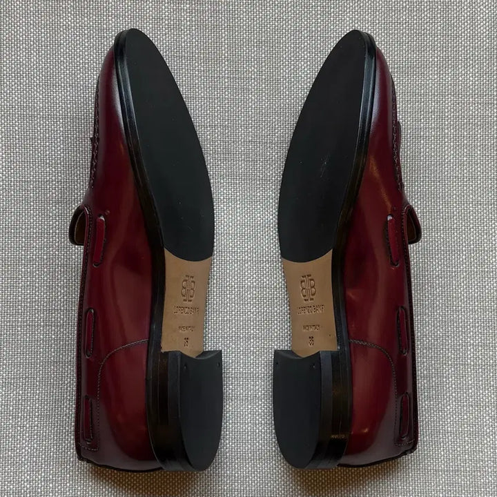 [BUNJANG] LORENZO BANFI 33th Burgundy Tassel Loafers / [36/230] LORENZO BANFI 33th 버건디 태슬로퍼