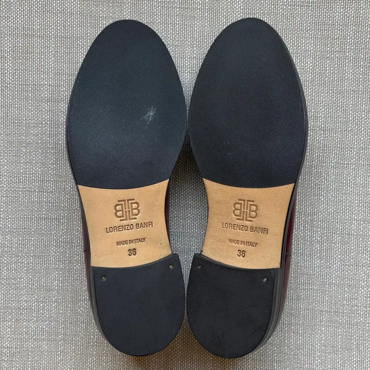 [BUNJANG] LORENZO BANFI 33th Burgundy Tassel Loafers / [36/230] LORENZO BANFI 33th 버건디 태슬로퍼