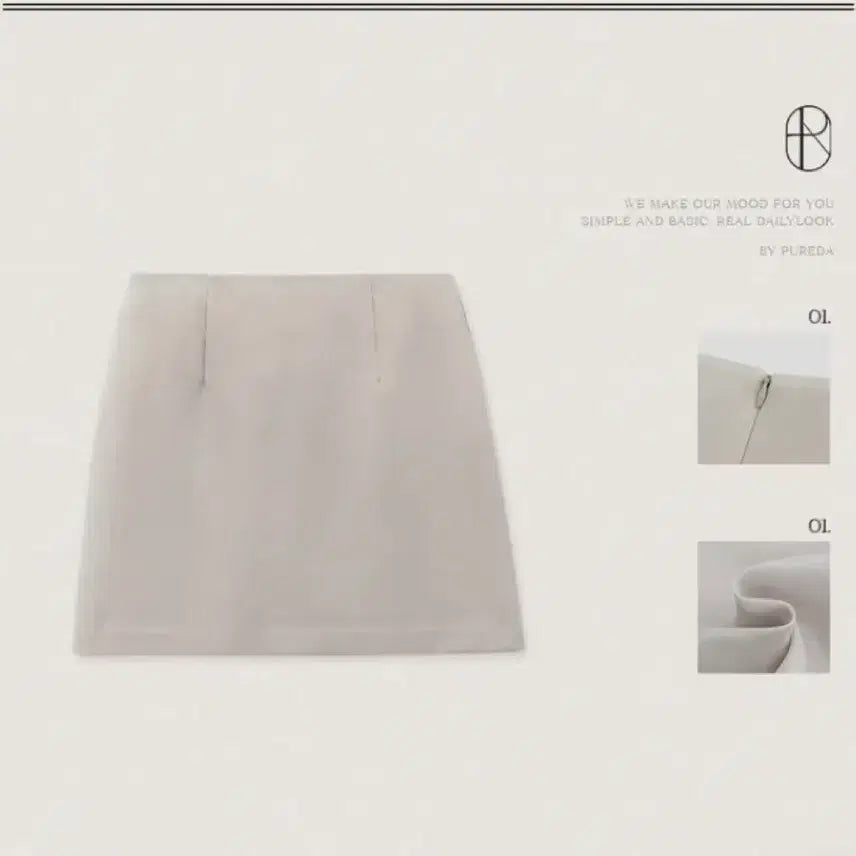 [BUNJANG] Basic Mini Skirt - Semi A/H Line / 블랙O 2컬러, 50%할인) 기본 베이직 치마 미니 스커트 세미A H라인