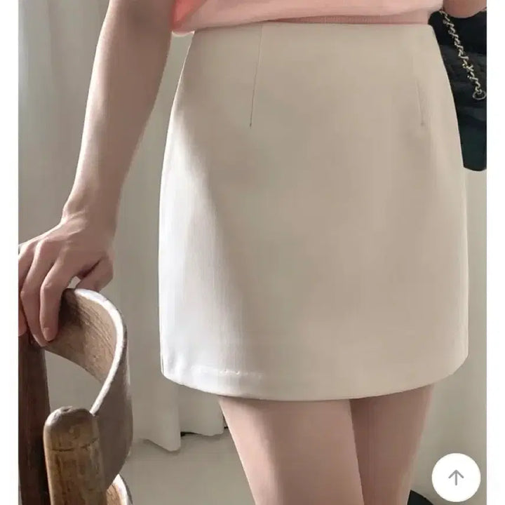 [BUNJANG] Basic Mini Skirt - Semi A/H Line / 블랙O 2컬러, 50%할인) 기본 베이직 치마 미니 스커트 세미A H라인