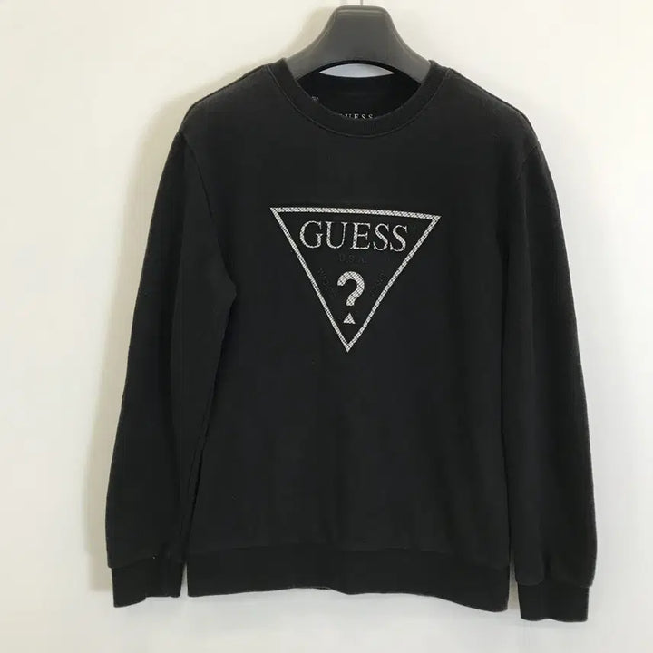 [BUNJANG] Guess Triangle Logo Sweatshirt [L] / 게스 GUESS 삼각패치로고 맨투맨 [95-100]