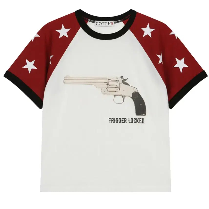 [BUNJANG] CATCHS TRIGGER LOCK T-Shirt / 카치스 트리거 락 티 걸