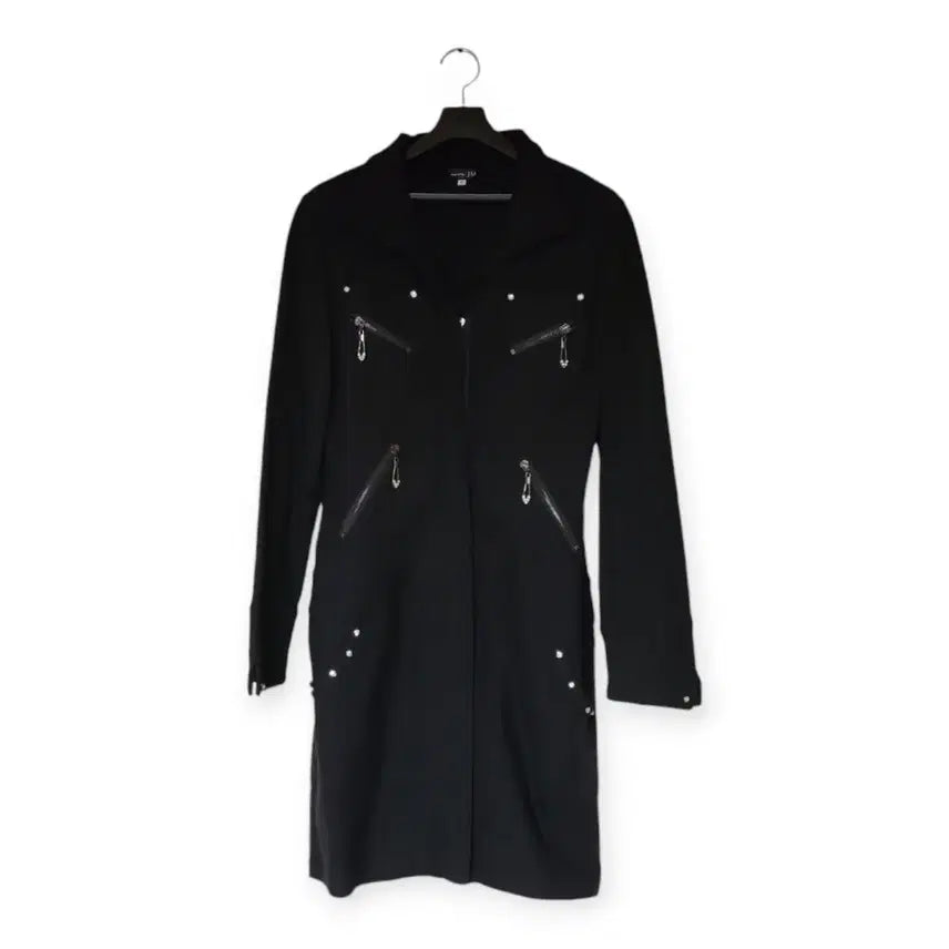 [BUNJANG] All Black Long Jacket (XL) / [파격가] 올블랙 롱자켓 (XL)