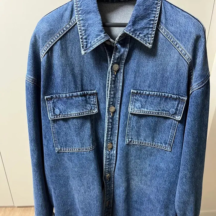 [BUNJANG] Junji Denim Overshirt Jacket 46 / 준지 데님 오버 셔츠 자켓 46