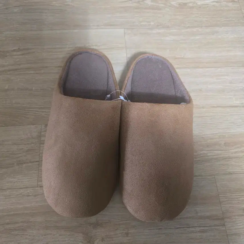 [BUNJANG] Suede Winter Slippers Brown 255-260mm / 스웨이드 방한화 슬리퍼 새제품