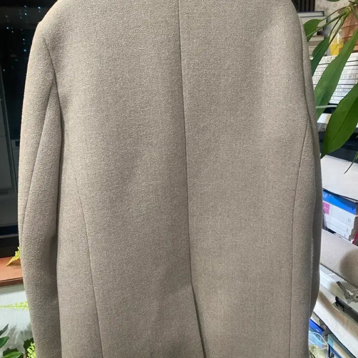 [BUNJANG] Abamolly Herringbone Three Button Coat - Beige - Size S / 아바몰리 헤링본 쓰리버튼 코트 /  베이지 S