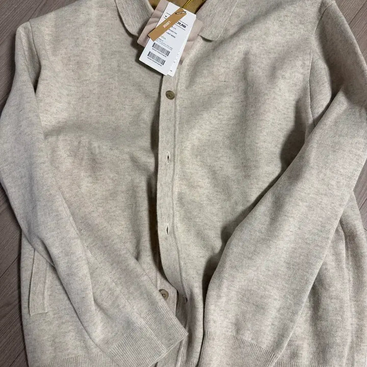 [BUNJANG] ZIOZIA Light Beige Cardigan 105 / 지오지아 라이트 베이지 가디건 105