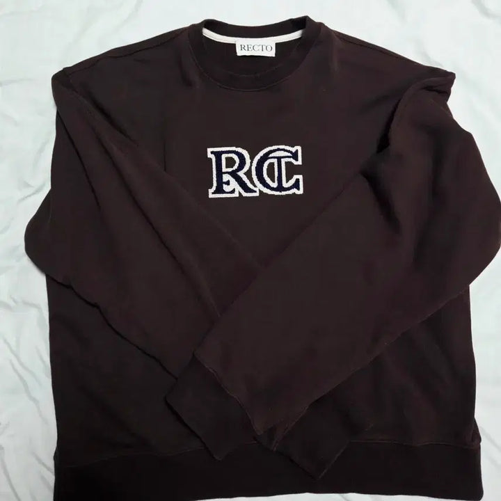 [BUNJANG] RECTO RC Logo Brown Sweatshirt / 렉토 RC 로고 브라운 맨투맨