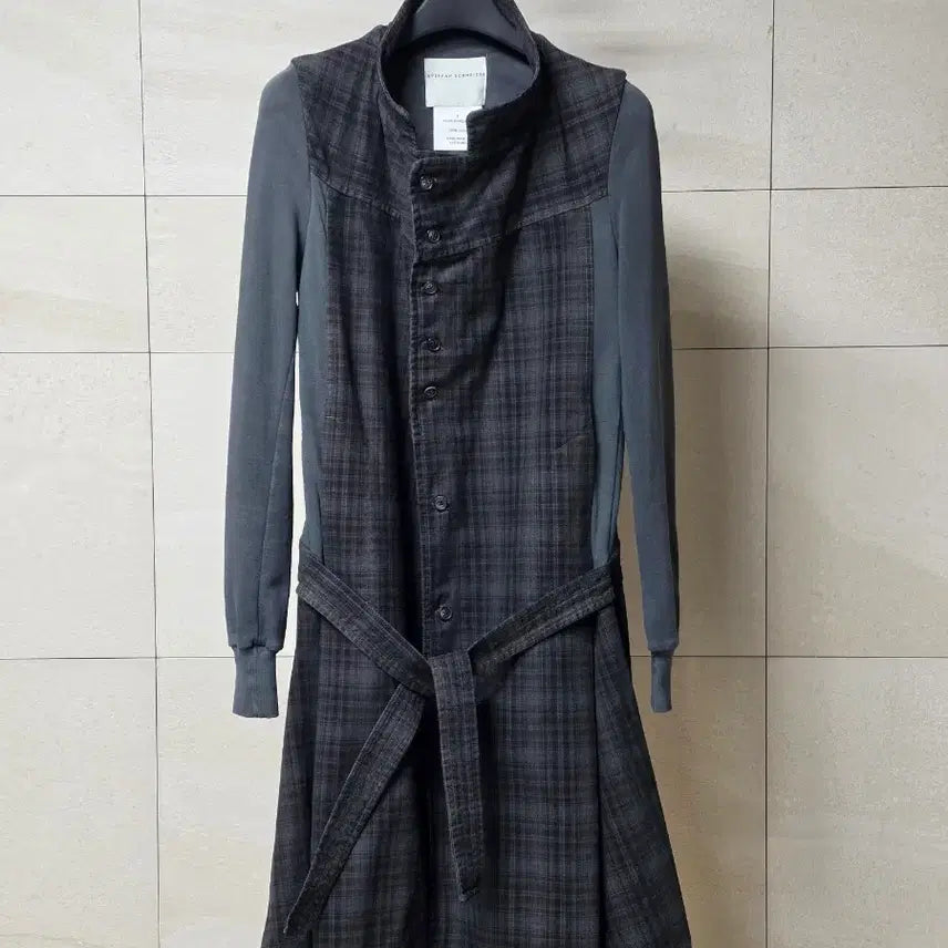 [BUNJANG] Stephan Schneider Mix-Match Long Coat / 스테판 슈나이더 믹스매치 롱 코트