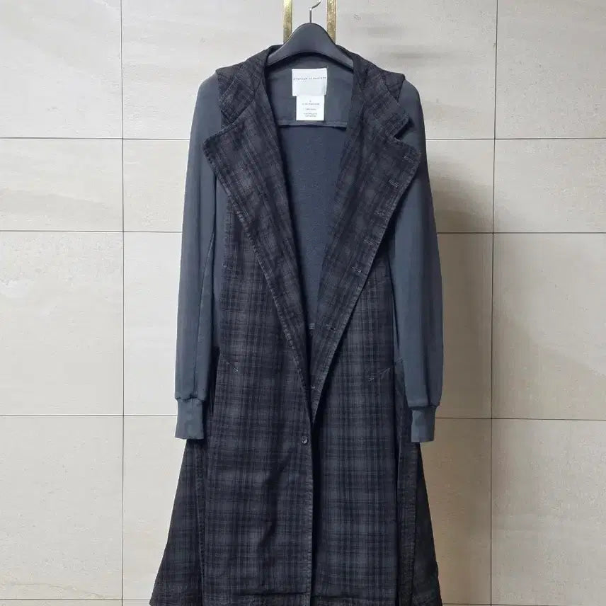 [BUNJANG] Stephan Schneider Mix-Match Long Coat / 스테판 슈나이더 믹스매치 롱 코트