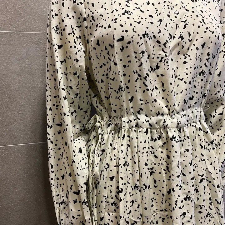 [BUNJANG] F Pattern Long Dress / F 패턴 롱원피스