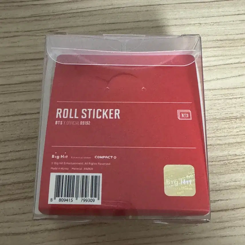 [SOLD OUT] 방탄소년단 BTS 일본 스픽콘 롤 스티커 미개봉