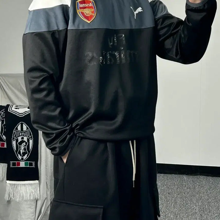 [BUNJANG] Puma Arsenal Patch Logo Training Top / 퓨마 아스날 패치로고 트레이닝 탑