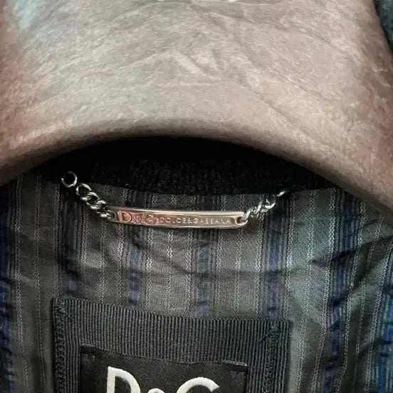 [BUNJANG] Dolce&Gabbana Patchwork Leather Bomber Jacket / 돌체앤가바나(D&G) 패치워크 레더 점퍼 50(100 슬림105)