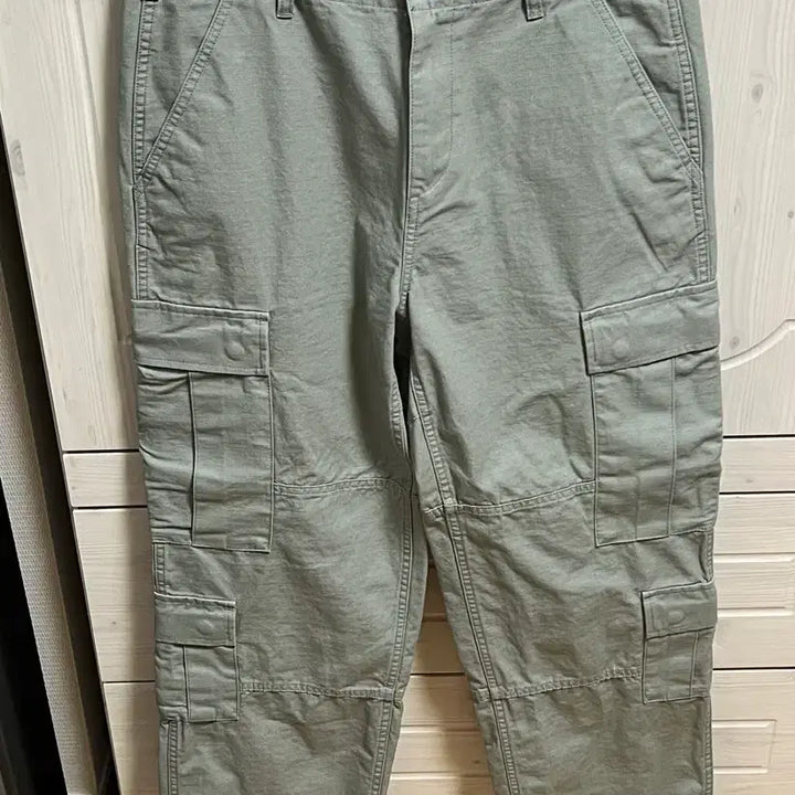 [BUNJANG] Stussy Ripstop Surplus Cargo Pants Olive / [30] 새 상품 스투시 립스탑 서플러스 카고 팬츠 올리브