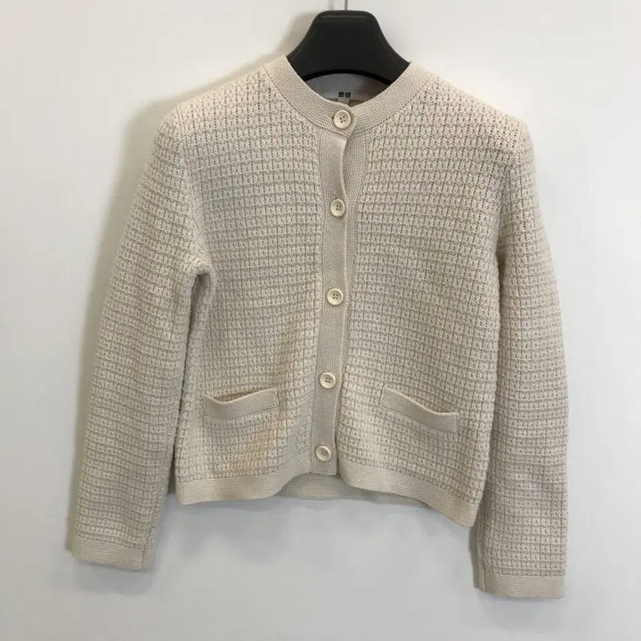 [BUNJANG] Uniqlo 3D Cotton Cardigan [S] / 유니클로 3D코튼가디건 [S]