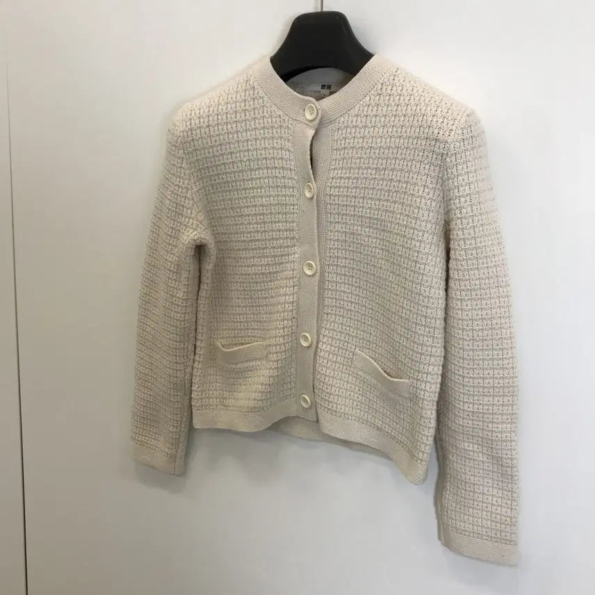 [BUNJANG] Uniqlo 3D Cotton Cardigan [S] / 유니클로 3D코튼가디건 [S]
