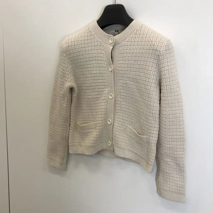 [BUNJANG] Uniqlo 3D Cotton Cardigan [S] / 유니클로 3D코튼가디건 [S]