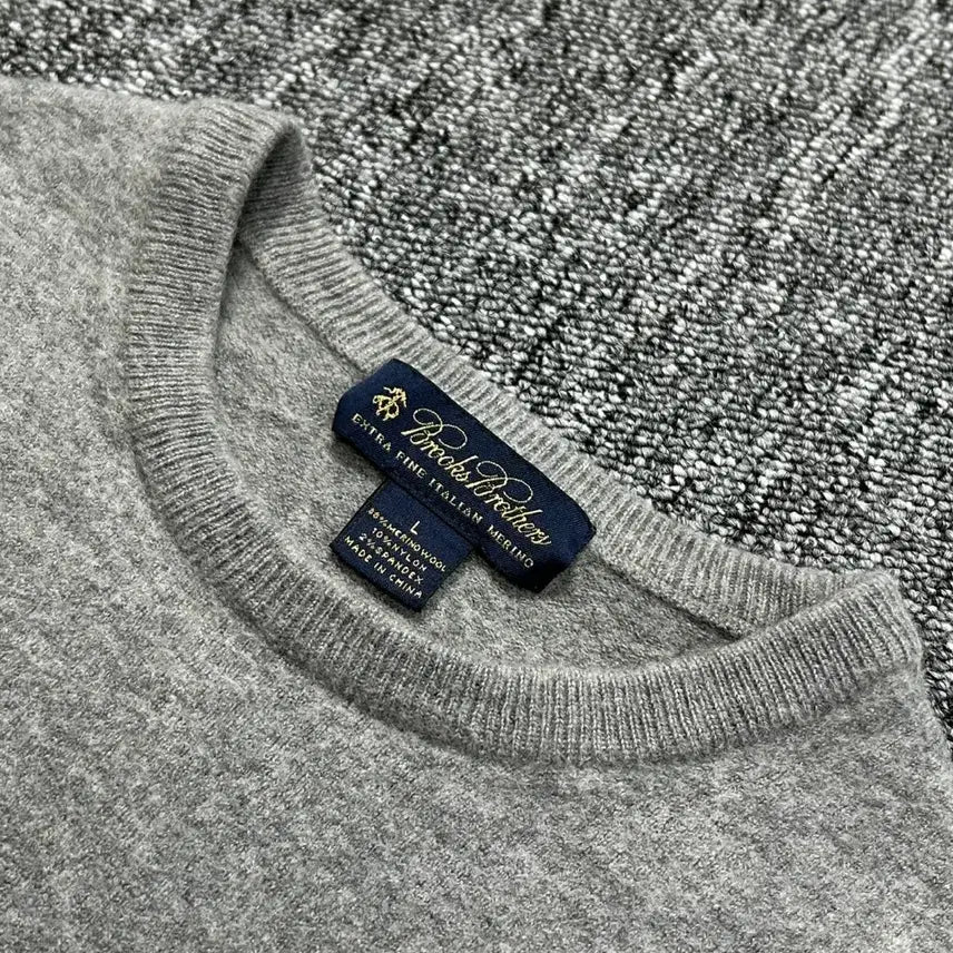 [SOLD OUT] 브룩스 브라더스 메리노 울 그레이 니트